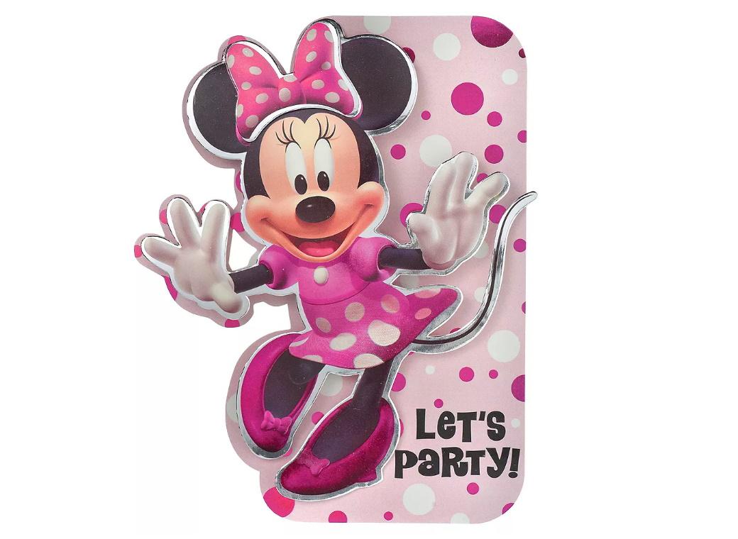 Minnie Mouse Forever Deluxe Invitations 8pk