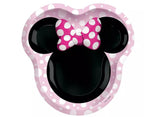 Minnie Mouse Forever Shaped Plates 8pk