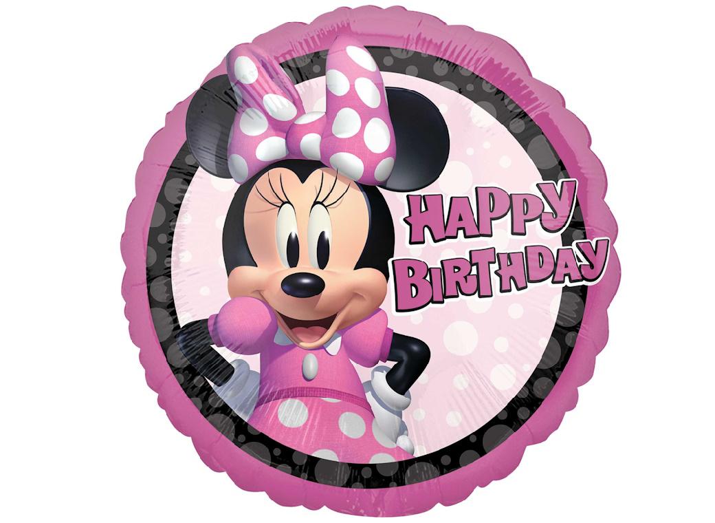 Minnie Mouse Happy Birthday Foil Balloon