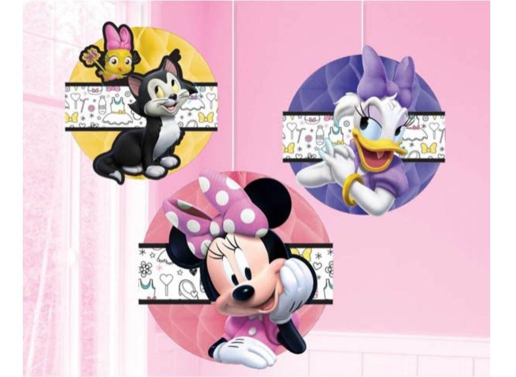 Minnie Happy Helpers Honeycomb Decorations