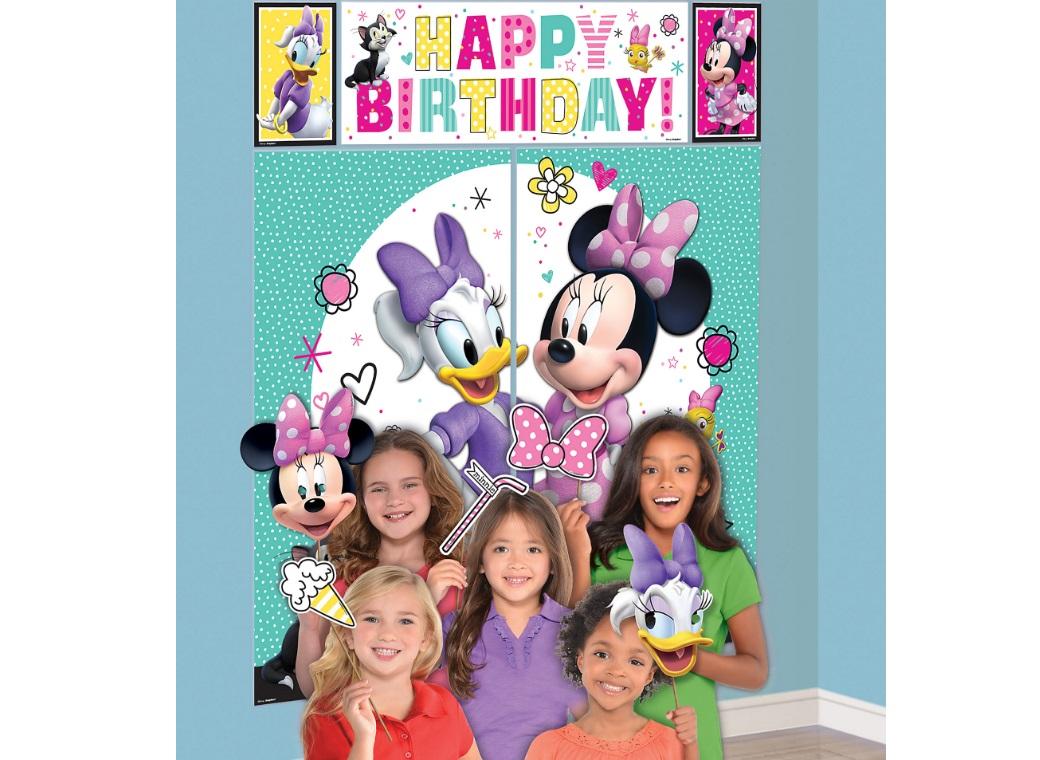 Minnie Mouse Scene Setter with Photo Props