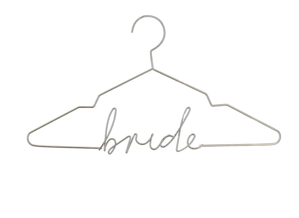 Modern Luxe Gold Bride Hanger