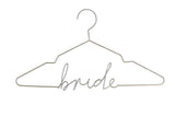 Modern Luxe Gold Bride Hanger