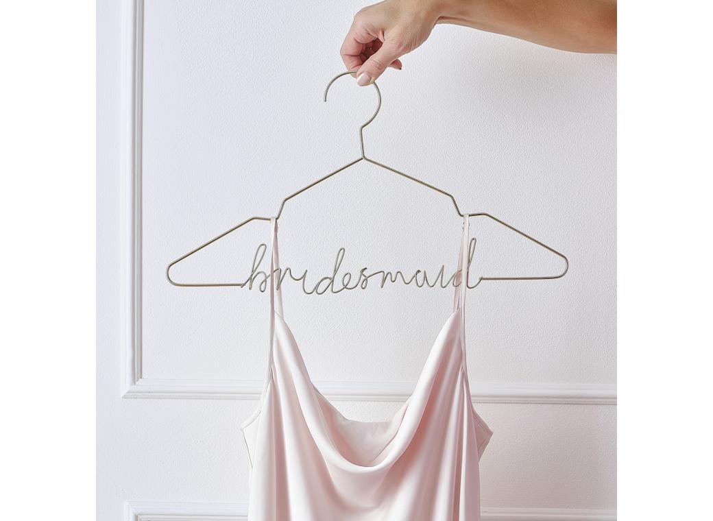 Modern Luxe Gold Bridesmaid Hanger