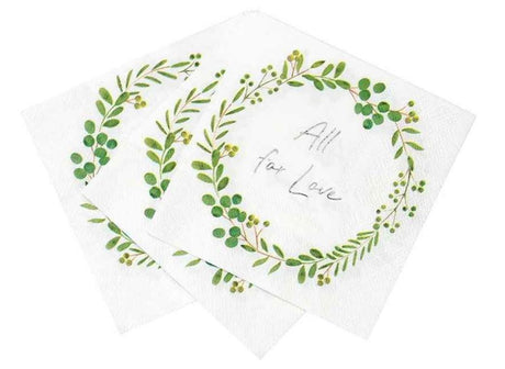 Modern Romance Napkins 16pk