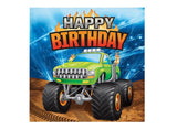 Monster Truck Birthday Lunch Napkins 16pk