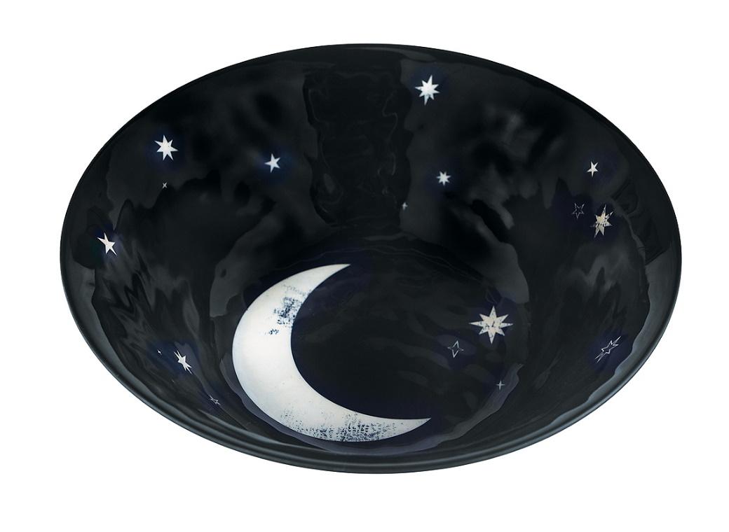 Moon & Stars Textured Serving Bowl