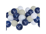 Navy, Blue & Grey Mosaic Balloons 40pk