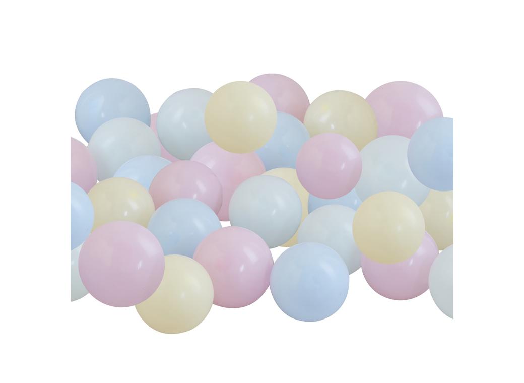 Pastel Mosaic Balloons 40pk