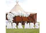 Mr & Mrs Balloon Mosaic Stand