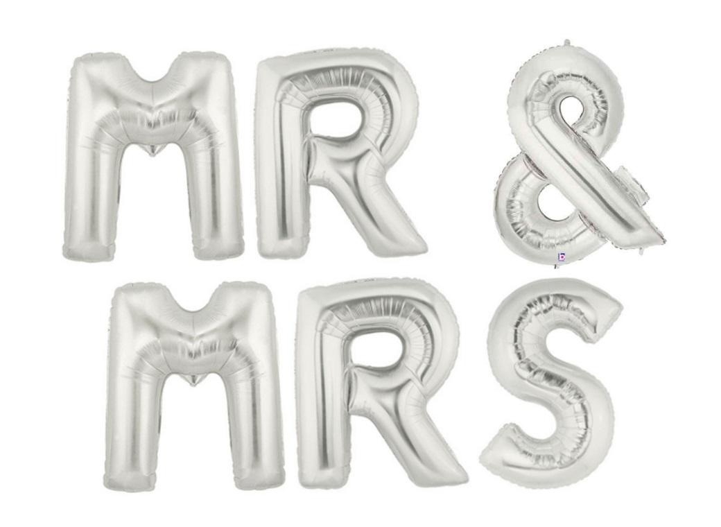 Megaloon Silver - Mr & Mrs