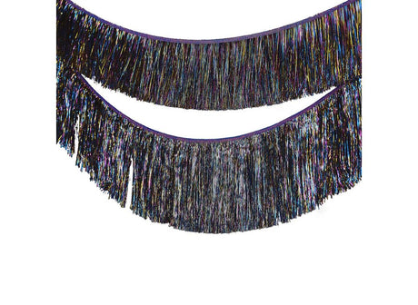 Merry & Bright Multi-Colour Tinsel Garland Decoration