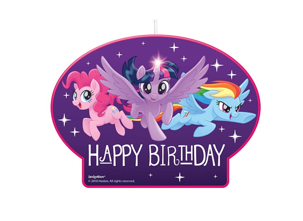 My Little Pony Birthday Candle