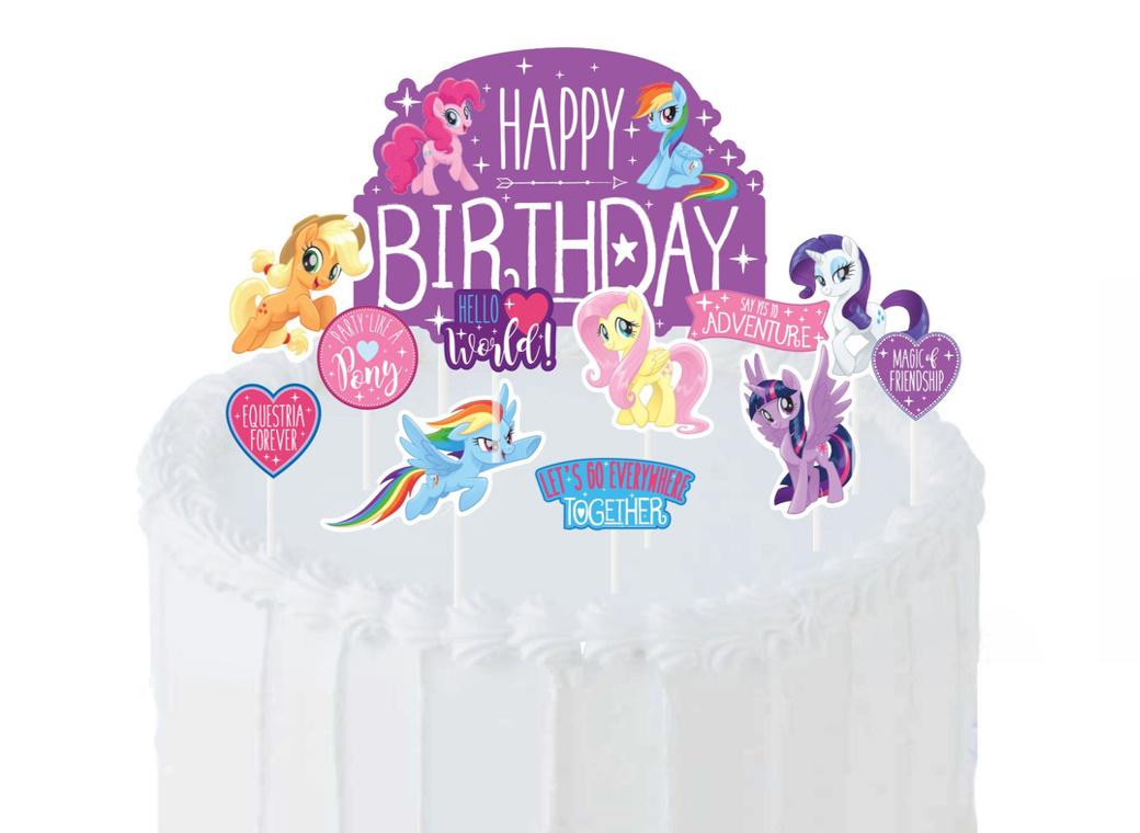 My Little Pony Cake Topper Set