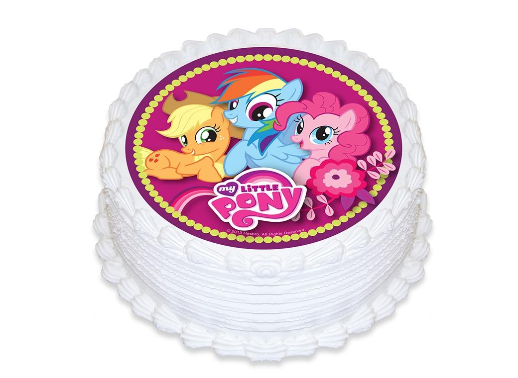 Edible Icing Image - My Little Pony Round