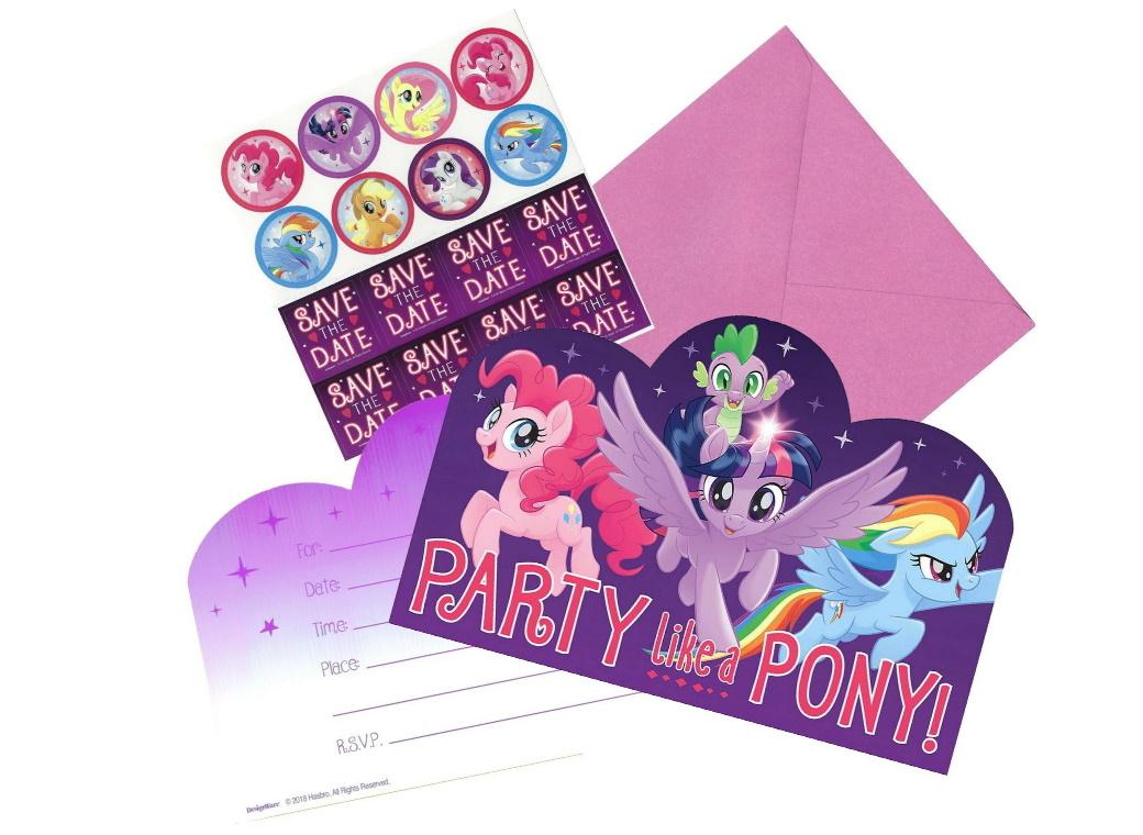 My Little Pony Invitations 8pk