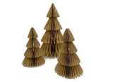 35cm Christmas Honeycomb Tree Natural