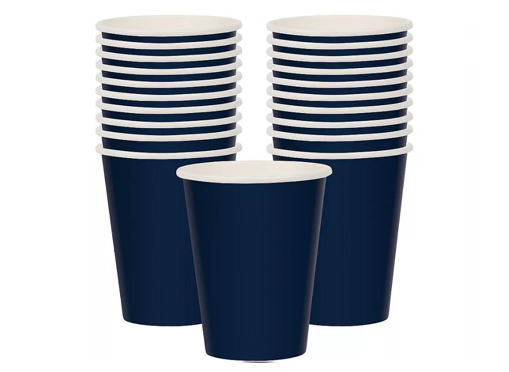 Paper Cups 20pk - Navy Blue