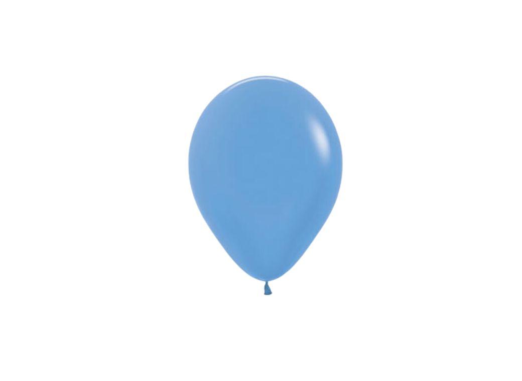 Neon Blue Balloons 12cm 10pk