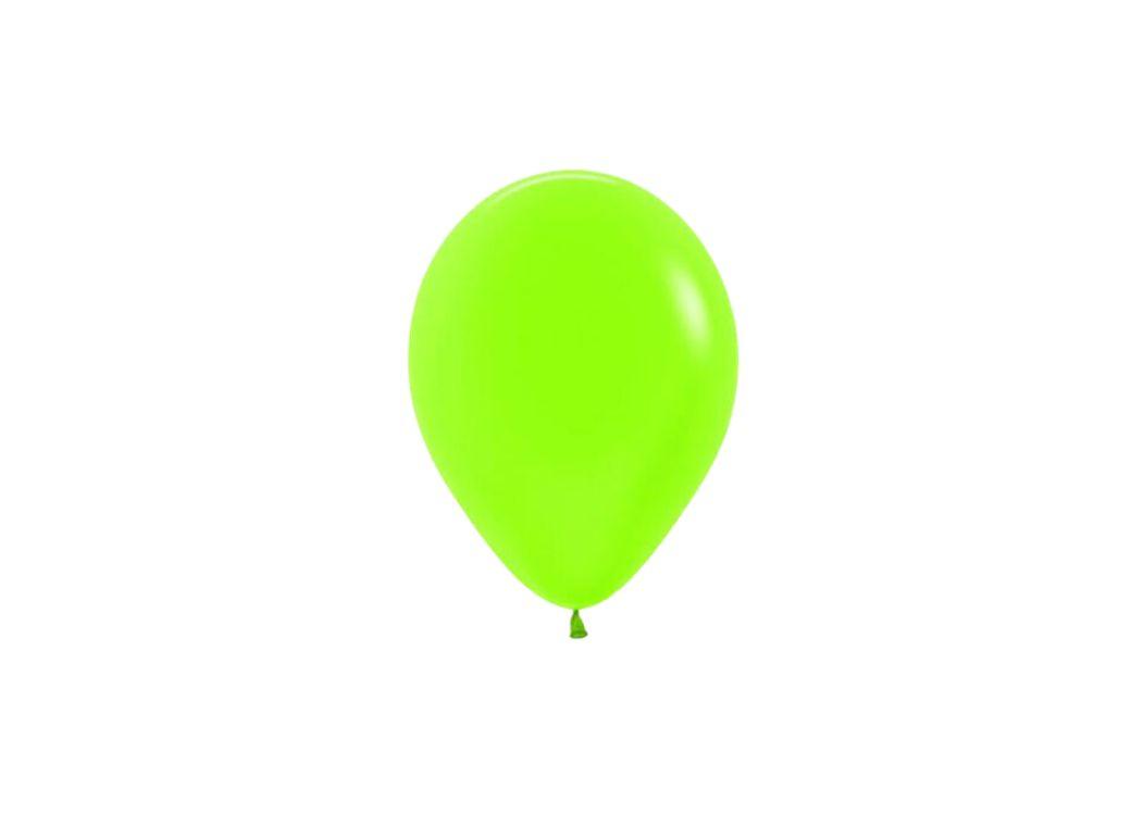 Neon Green Balloons 12cm 10pk