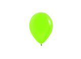 Neon Green Balloons 12cm 10pk