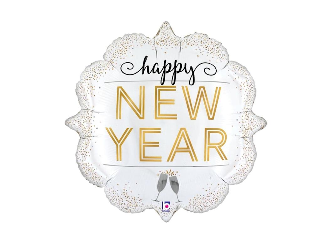 New Year Diamond Foil Balloon