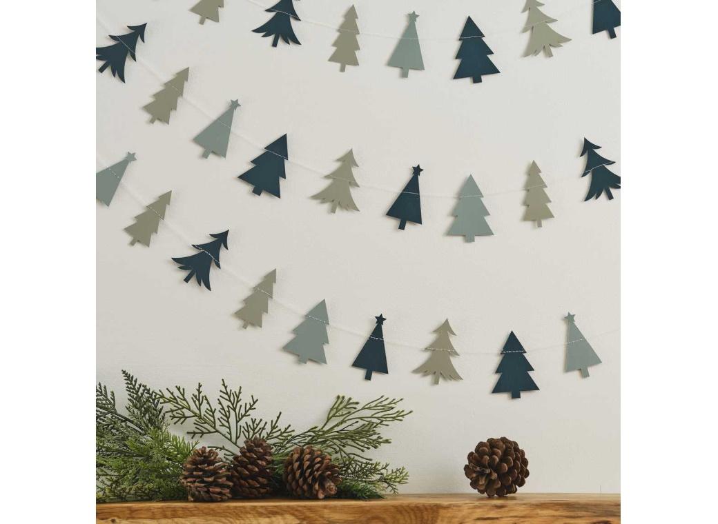 Nordic Noel Christmas Tree Garland