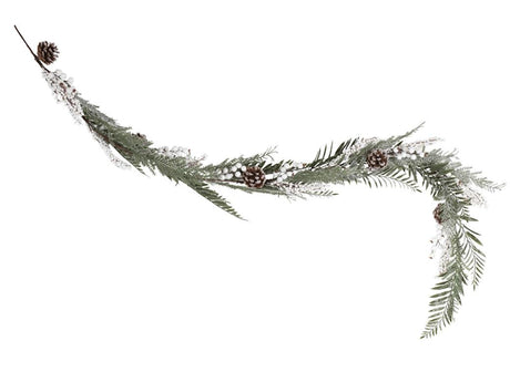 Nordic Noel Snowy Christmas Garland