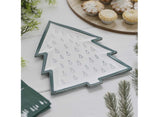 Nordic Noel Tree Shaped Plates 8pk