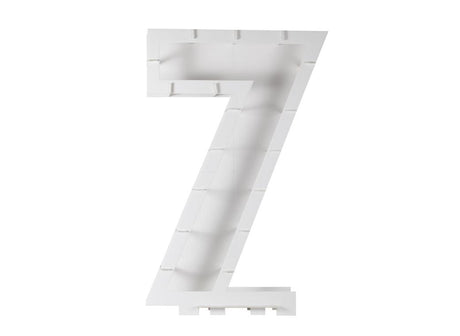 Number 7 Balloon Mosaic Stand