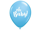 Oh Baby Balloon - Pale Blue