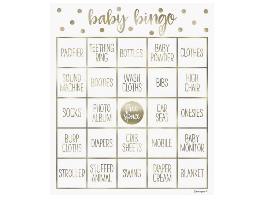 Oh Baby Bingo Game Kit