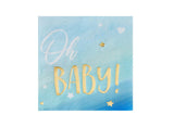 Oh Baby Boy Beverage Napkins 16pk