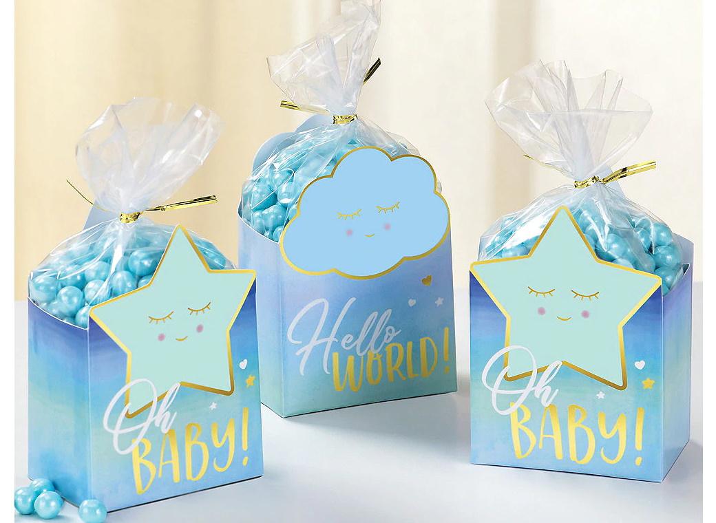 Oh Baby Boy Favour Box Kit 8pk