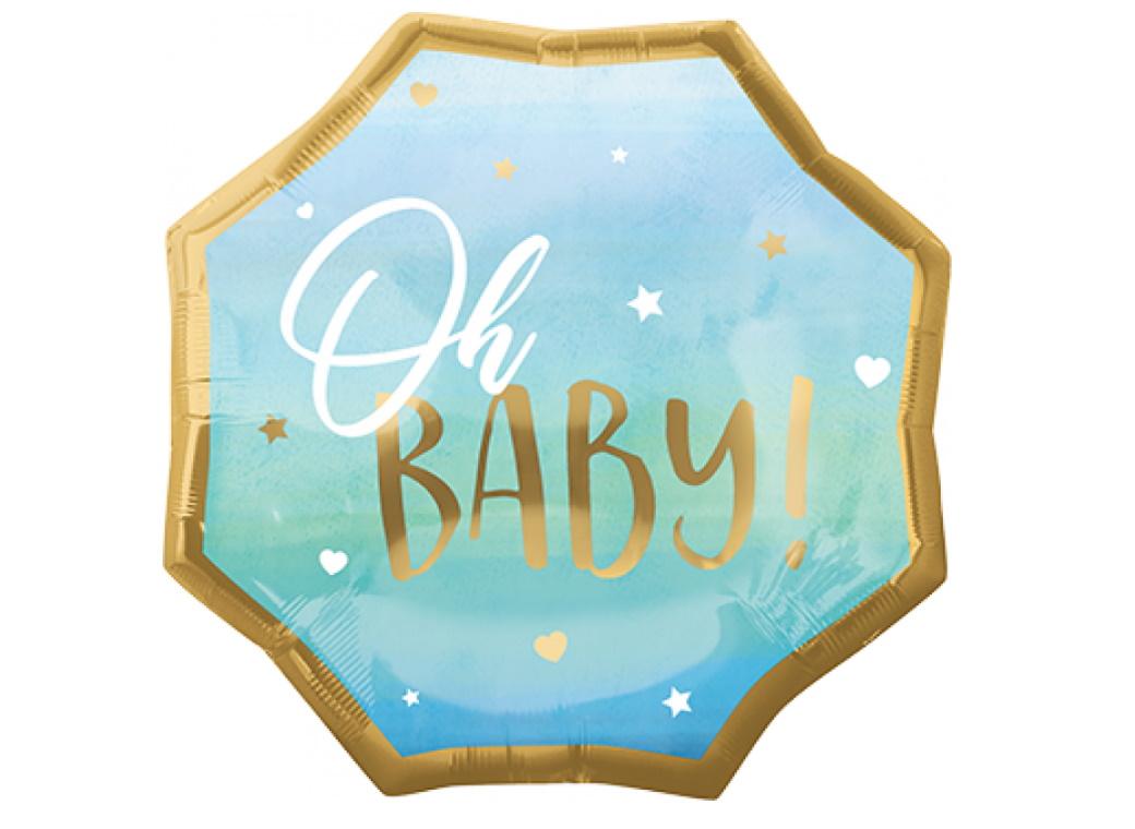 Oh Baby Boy Jumbo Foil Balloon