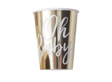 Oh Baby Gold Cups 8pk