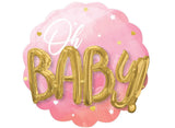 Oh Baby Girl 3D Foil Balloon