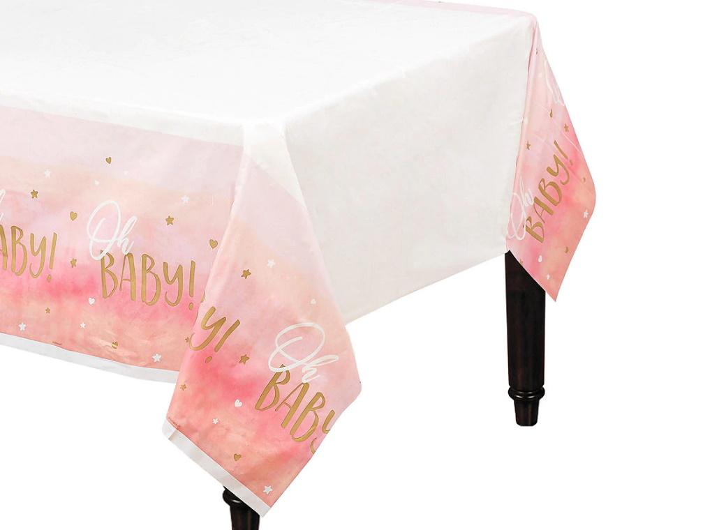 Oh Baby Girl Table Cover