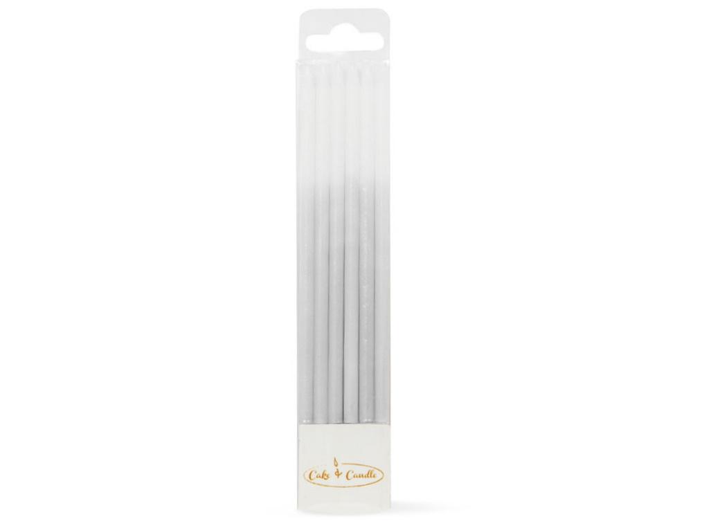 Ombre Candles - Silver