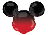 Ombre Mickey Head SuperShape Foil Balloon