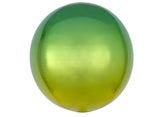 Ombre Orbz Balloon - Yellow & Green