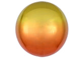 Ombre Orbz Balloon - Yellow & Orange