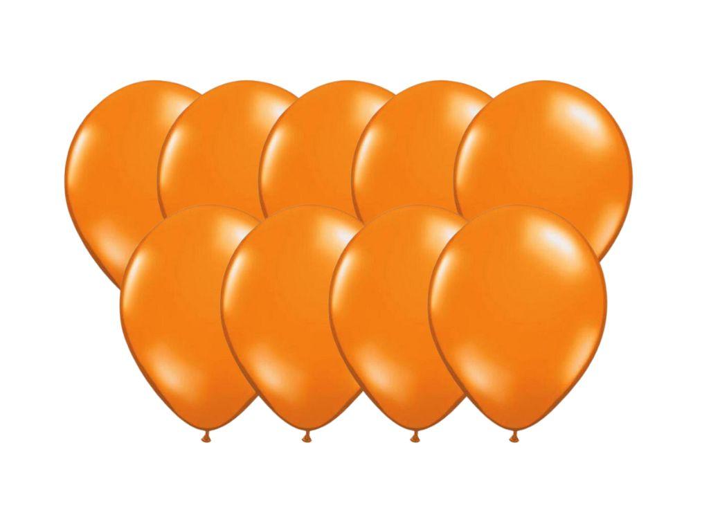 Orange 12cm Balloons 50pk