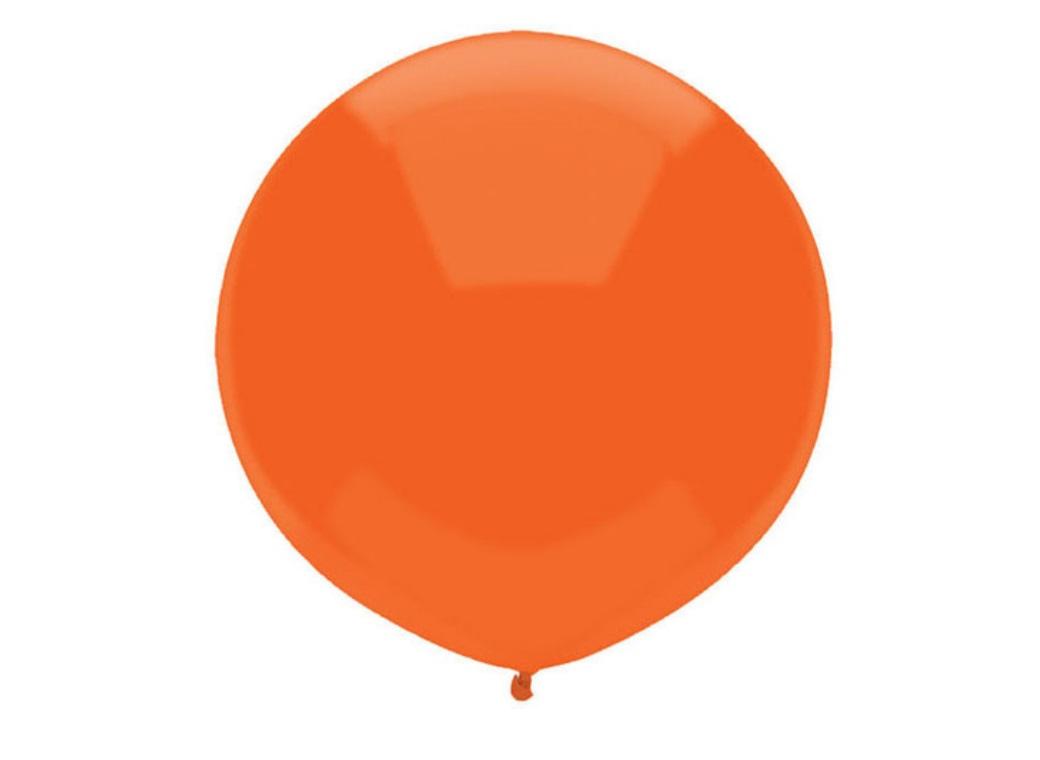 43cm Balloon - Bright Orange