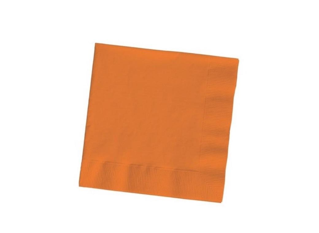 Orange Beverage Napkins 40pk