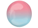 Ombre Orbz Balloon - Pink & Blue