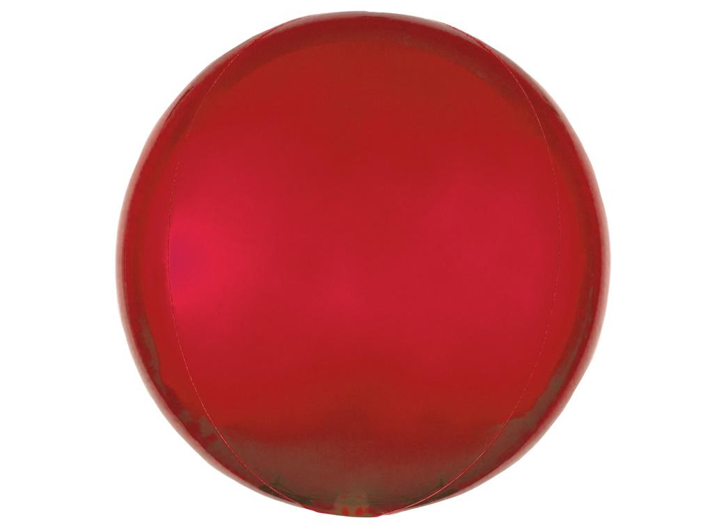 Orbz Foil Balloon - Red