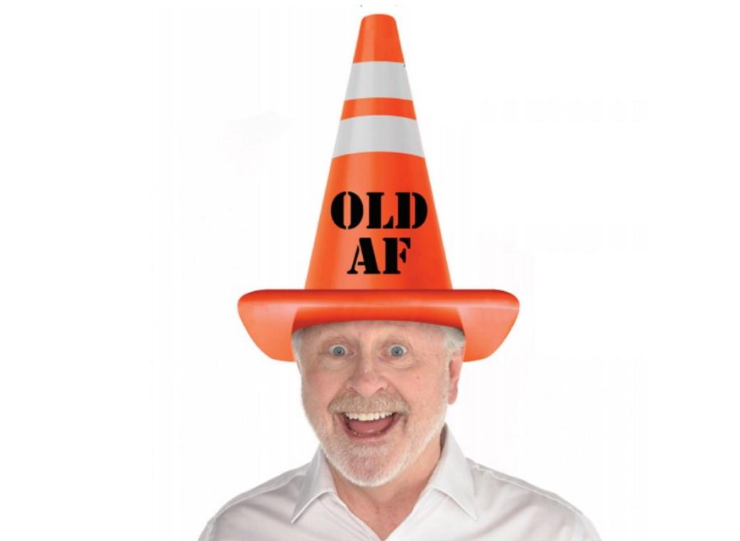 Over The Hill Giant Road Cone Hat