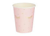 Pamper Party Pink & Gold Cups 8pk