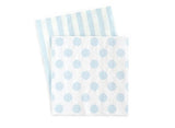 Paper Eskimo Beverage Napkins 20pk - Powder Blue